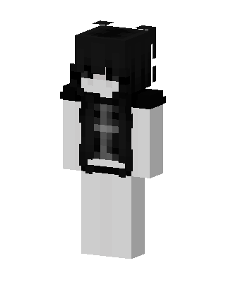 White Emo Girl Minecraft skin