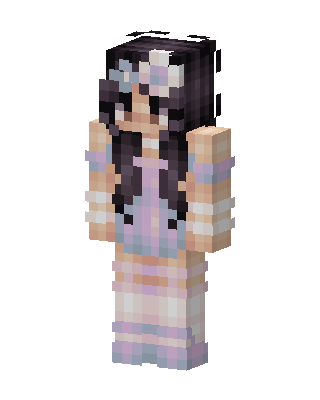 Pink Anime Girl Minecraft pink skin
