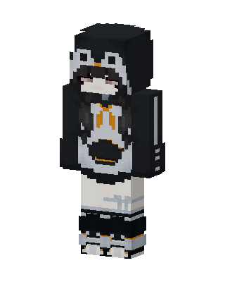 Penguin Hoodie Girl Minecraft hoodie skin