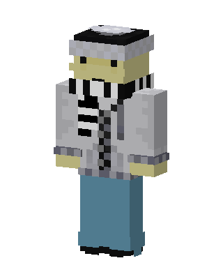 Frosty Hoodie skin, 3D preview