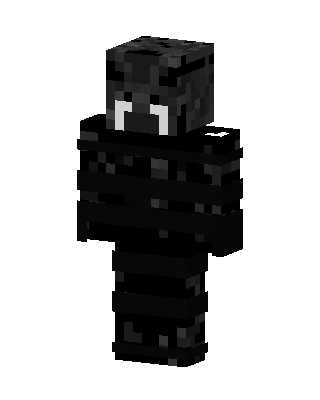 Black Masked Villain skin, 3D preview