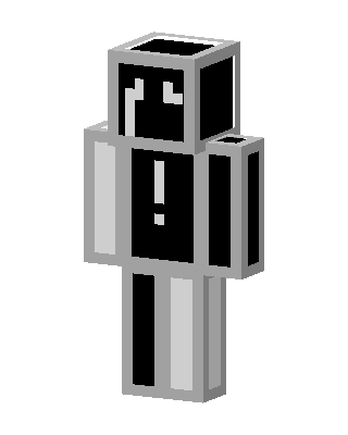 Monochrome Robot skin, 3D preview