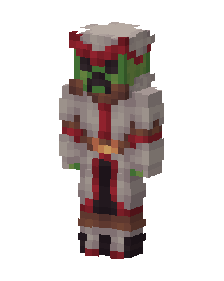 White Knight Boy skin, 3D preview