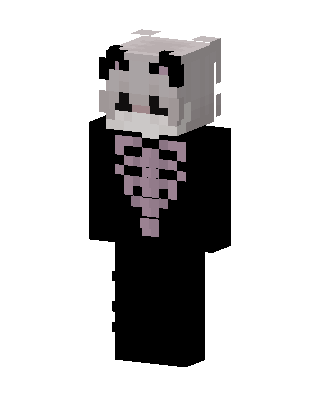 Panda Skeleton skin, 3D preview
