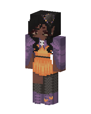 Purple Hero Girl Minecraft skin