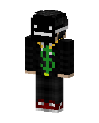 Black Villain Boy Minecraft skin