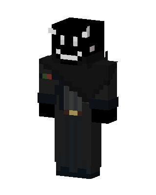 Black Ninja Boy skin, 3D preview