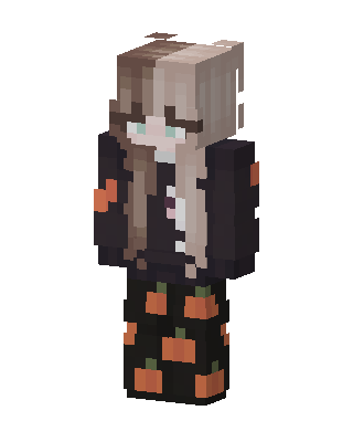Pumpkin Pants skin, 3D preview
