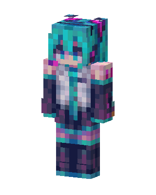 Hatsune Miku skin, 3D preview