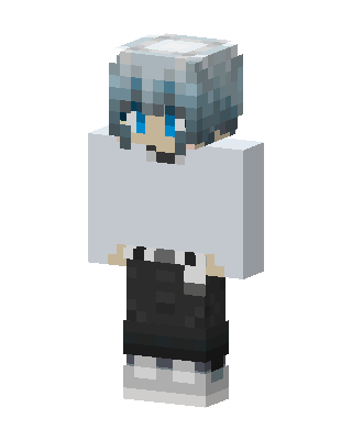 Frost Hoodie Boy skin, 3D preview