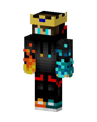 Fire And Ice Minecraft skin
