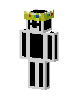 Crowned Marshmello Minecraft skin