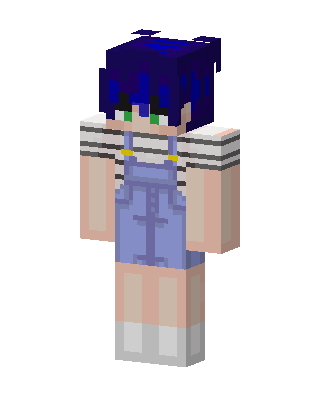 Denim Overall Girl Minecraft skin