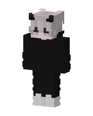 Panda Hoodie Minecraft skin