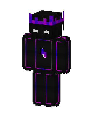 Void Enderman King Minecraft skin