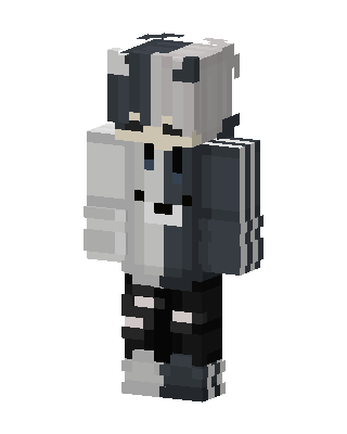 Panda Hoodie Boy Minecraft skin