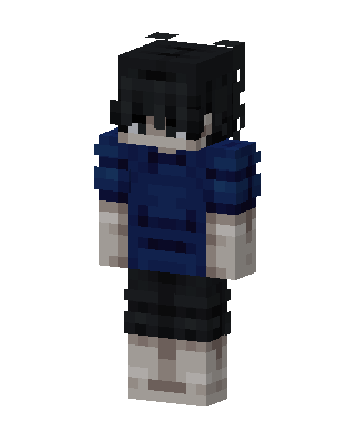 Midnight Hoodie skin, 3D preview