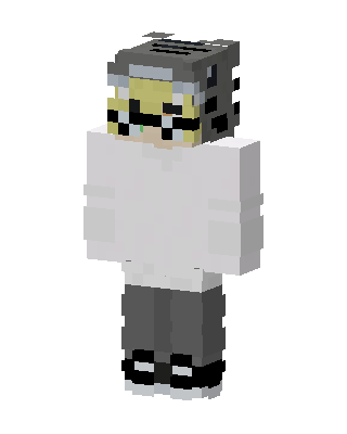 White Player skin, 3D preview