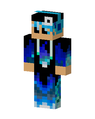 Blue Flame Minecraft skin