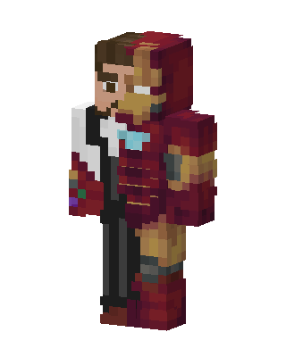 Tony Stark Iron Minecraft skin