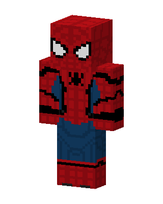 Spider-Man skin, 3D preview