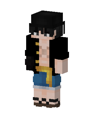 Monkey D. Luffy skin, 3D preview