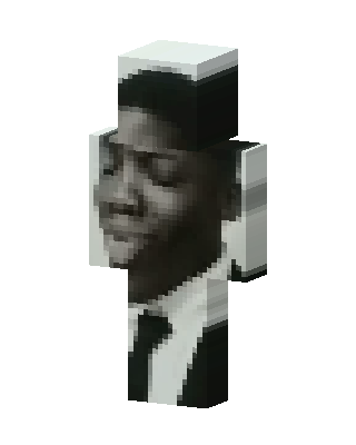 Suited Portrait skin, 3D preview