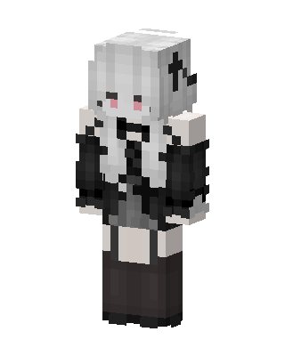 Gothic Cross Girl skin, 3D preview