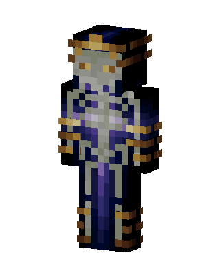 Blue Villain Boy skin, 3D preview