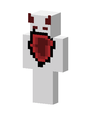 White Monster skin, 3D preview