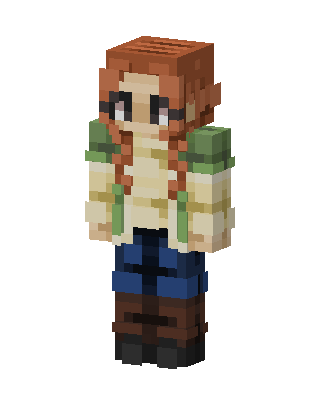 White Player Girl Minecraft white skin