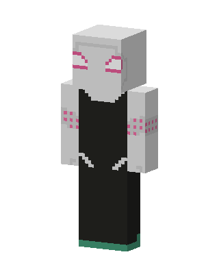 Spider-Gwen skin, 3D preview
