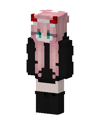 Zero Two Minecraft skin