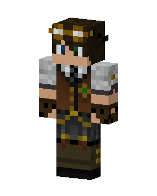 Steampunk Aviator skin, 3D preview