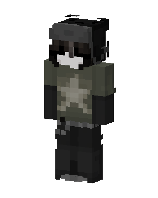 Star Sweater Ghost skin, 3D preview