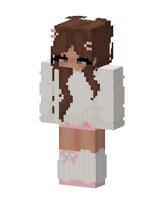 Cozy Bow Girl Minecraft cute skin