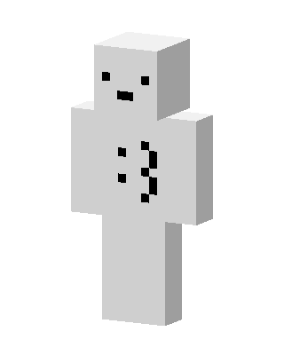 White Mob skin, 3D preview