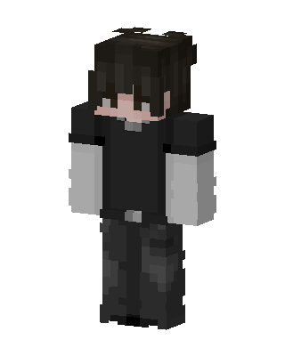 Layered Emo Boy skin, 3D preview