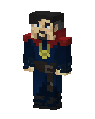 Blue Hero Boy skin, 3D preview