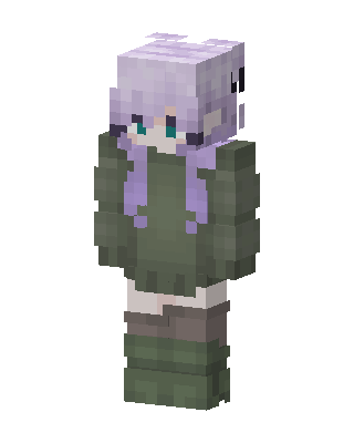 Lavender Moss skin, 3D preview