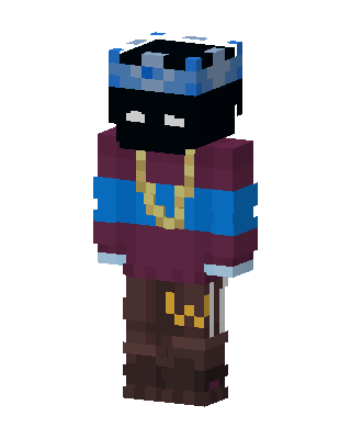 Blue Masked Hero Boy skin, 3D preview