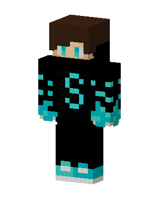 Cyan Streetwear skin, 3D preview