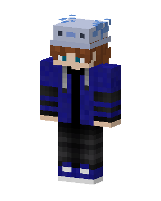 Blue Hoodie Boy Minecraft skin