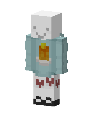 Ghost Hoodie Minecraft skin