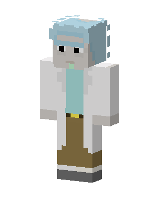 White Player skin, 3D preview