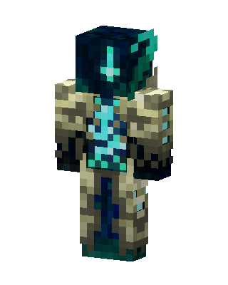 Deep Warden Knight skin, 3D preview