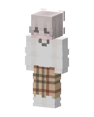 Plaid Skirt Cutie skin, 3D preview