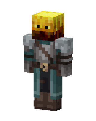 Pumpkin Knight skin, 3D preview