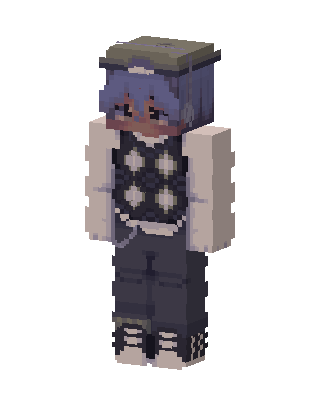 Argyle Beanie Boy skin, 3D preview