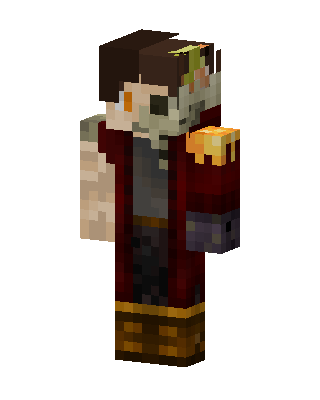 Red Hero Boy skin, 3D preview